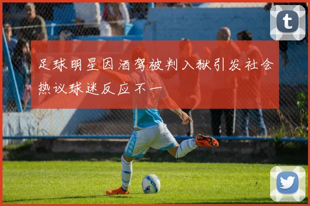 足球明星因酒驾被判入狱引发社会热议球迷反应不一